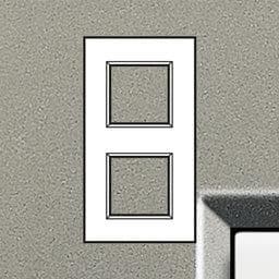 LivingLight - plaque rectangulaire 2 x 2 modules Avenue