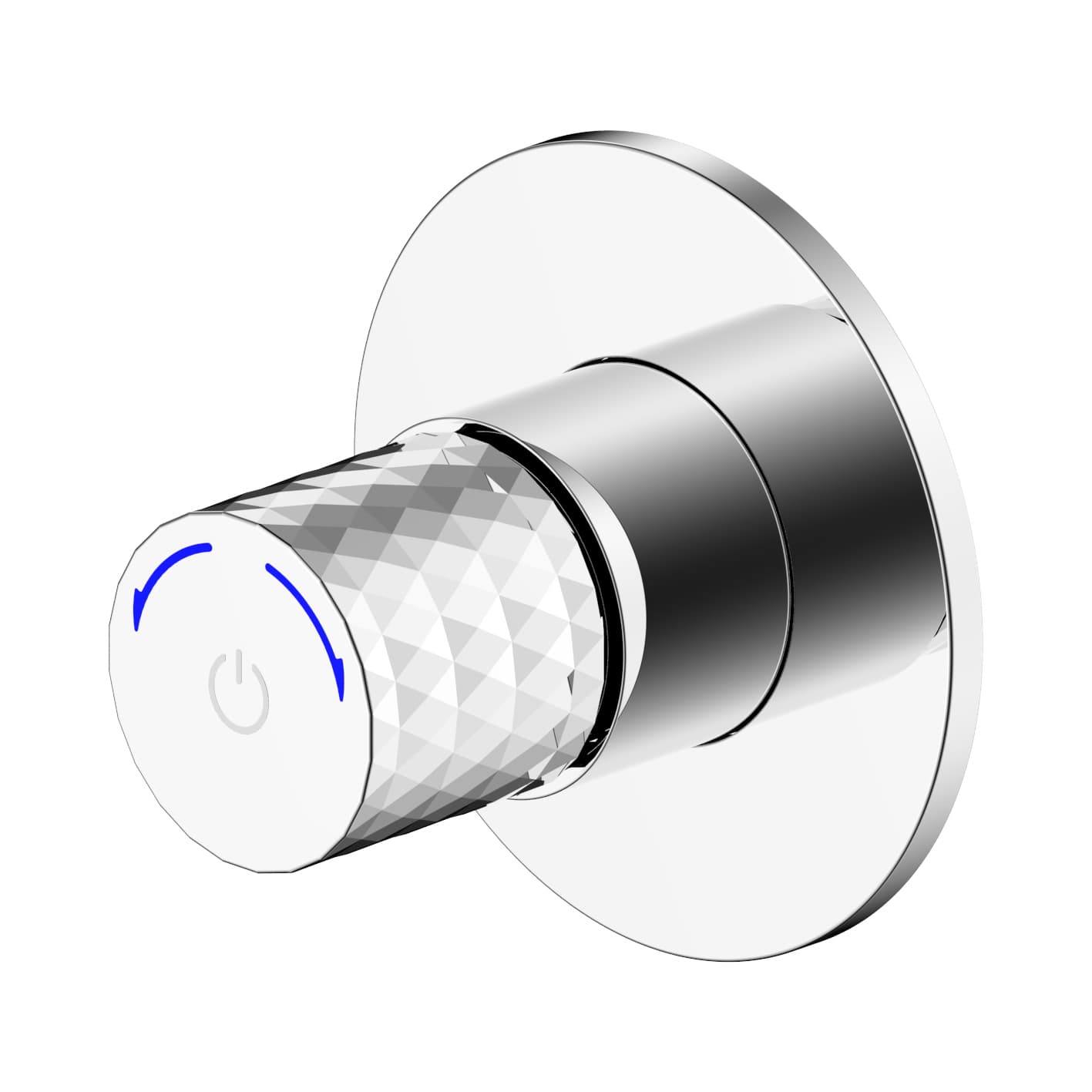 ALONI FLOW MITIGEUR DE BIDET - BOUTON POUSSOIR - EAU FROID - ENCASTRÉ - CHROME