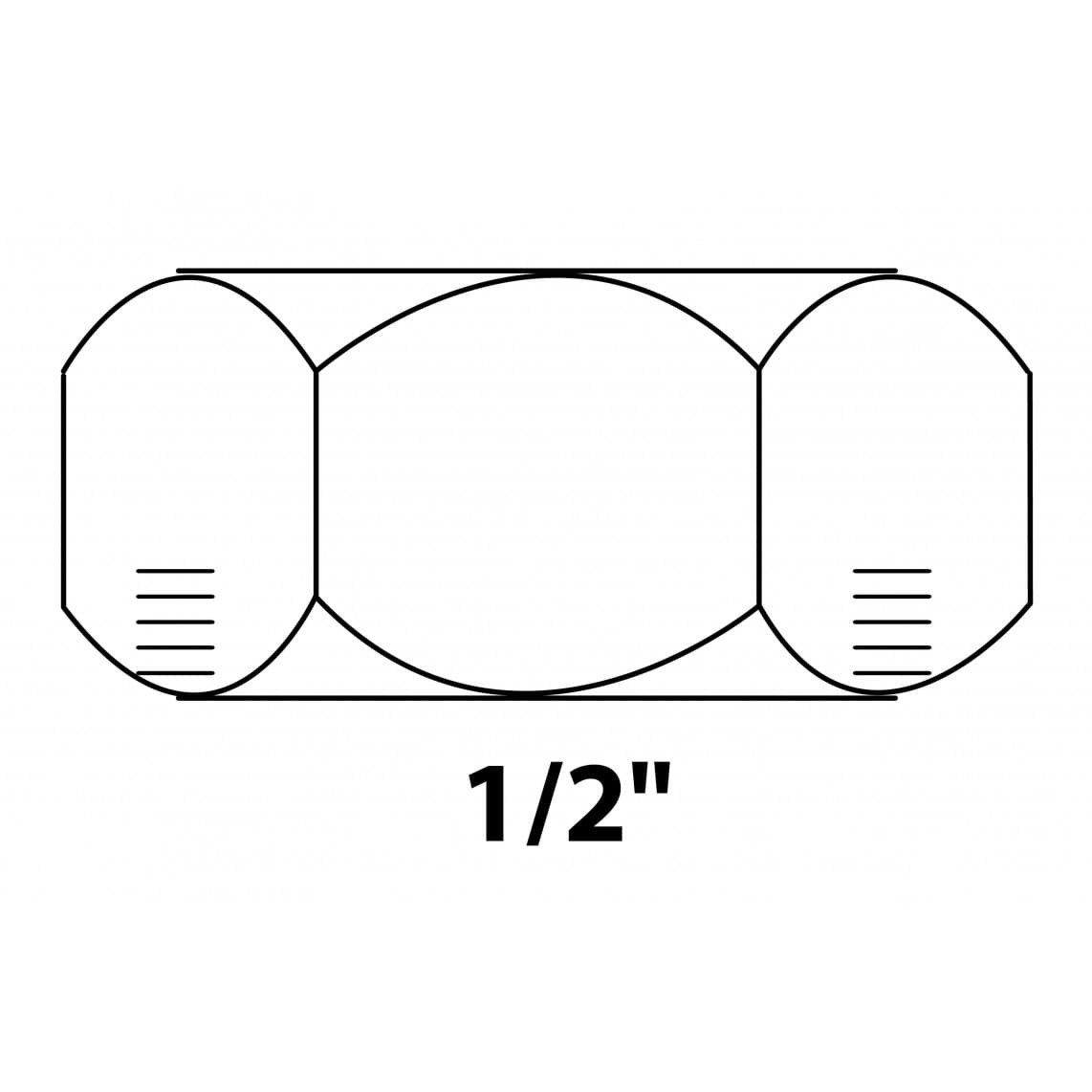 989432355 LT bouchon, vierge, 1/2" F