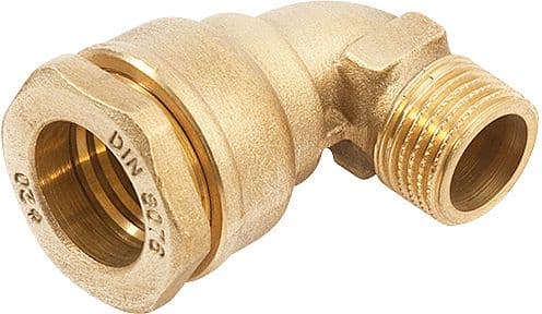 COUDE POUR HDPE 20MM-1/2"M