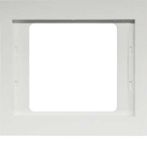 Plaque de recouvrement 1 poste Berker K.1 Blanc polaire, brillant