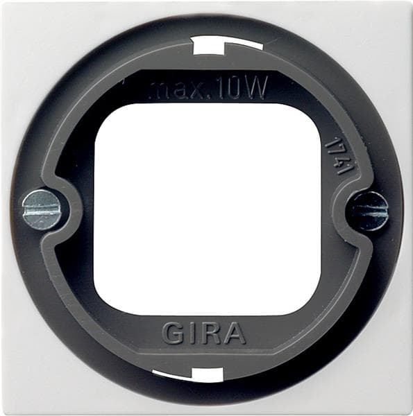 Cache avec fermeture à baïonnette pour signal lumineux Blanc brillant System 55