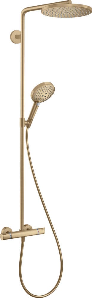 Hansgrohe Raindance Select S Showerpipe 240 1 jet met thermostaat brushed bronze