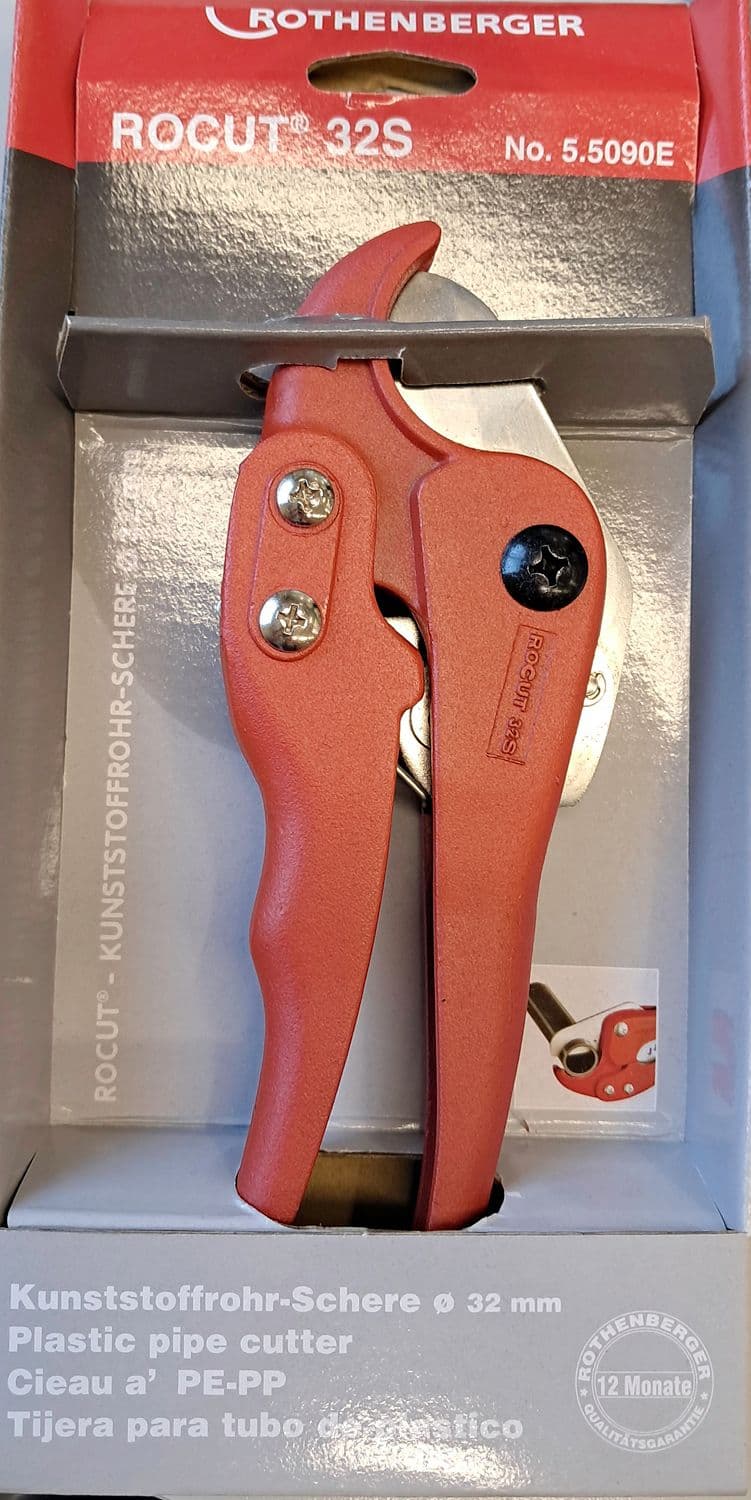 COUPE-TUBE PLASTIQUE ROTHENBERGER 32TC