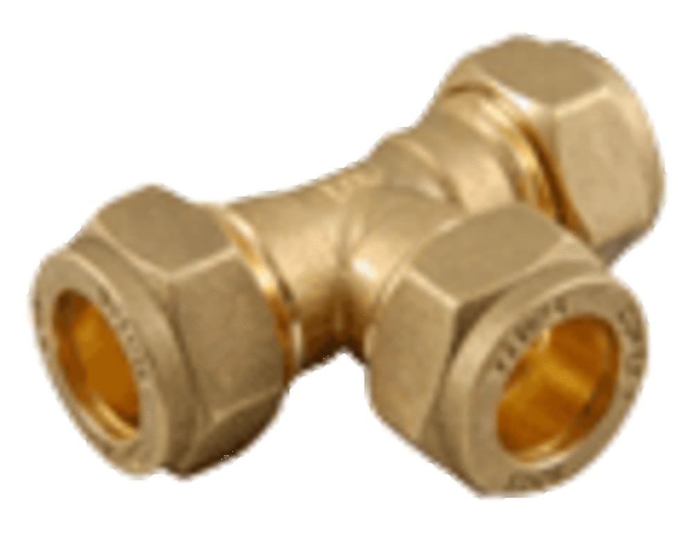 té biconique laiton alimentation tube cuivre 28 x 28 x 28 mm