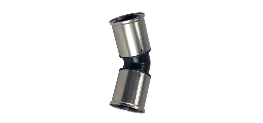 Henco PVDF coude 45° 26-26