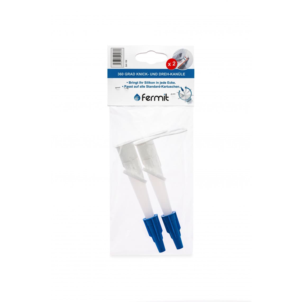 16033 FERMIT Canule 360° pivotant, 2er Set