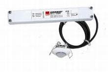 Détecteur de mouvement mini PD9-1C, portée Ø 10m, Blanc, encastré