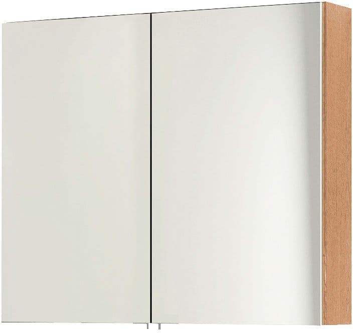 ARMOIRE DE TOILETTE FORM/CITA 2 PORTS REVERSIBLE 80CM CHENE NORDIC
