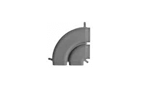 COUDE 90° HORIZONTAL GAINE DOUBLE CK 300