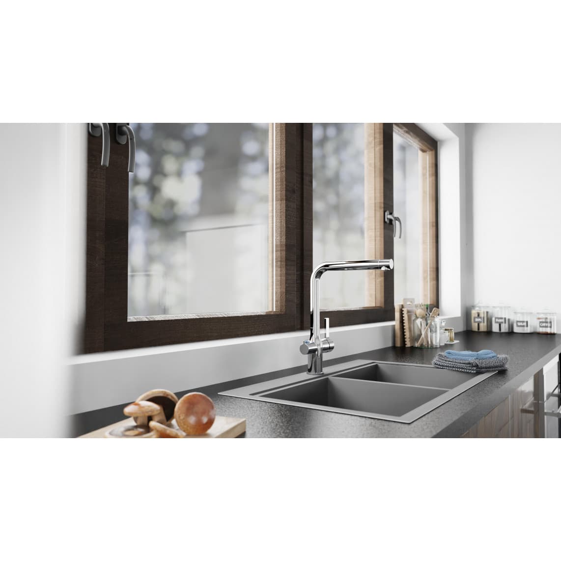 99800 AQUASTAR PRO Drinking water sink mixer, chrome, with filter system