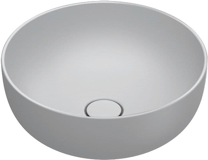 VASQUA A POSER SFERA CATALANO CATAGLAZE+ DIAMETRE 42 H16 SANS TROP-PLEIN CEMENTO SATINATO