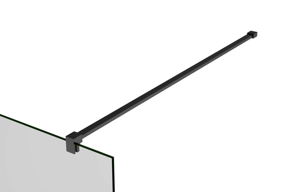 Van Marcke Walk-In/Decor barre stabilisatrice rectangulaire 1200mm noir