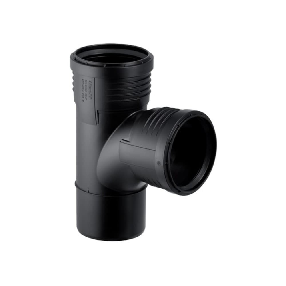 Geberit Silent-PP té hydraulique 87,5° avec rayon intérieur D 90-110 mm