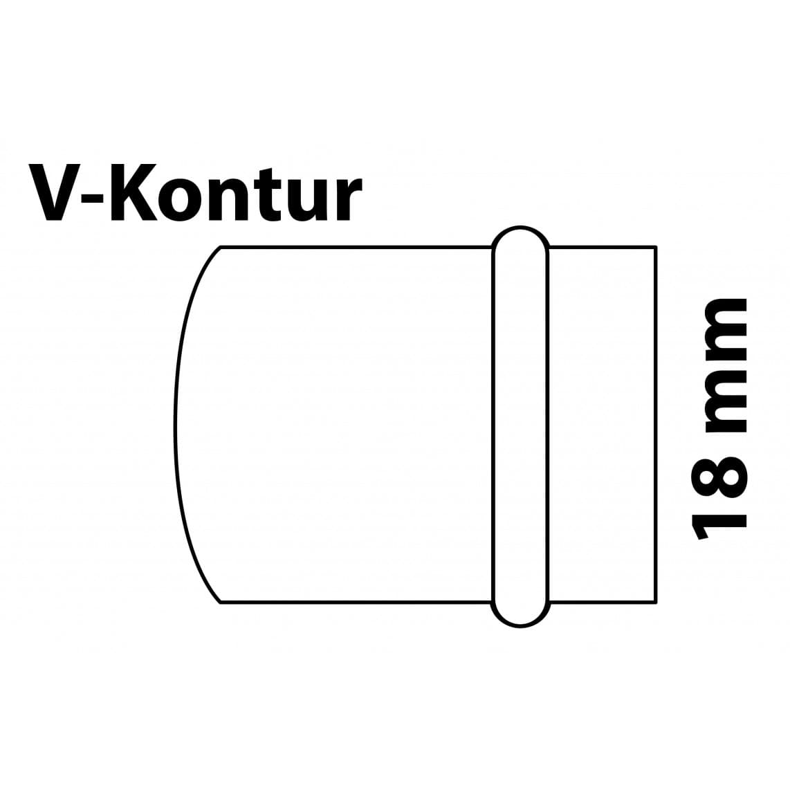 988620254 CU bouchon, vierge, 18 mm, 1 manchon, (P5301),