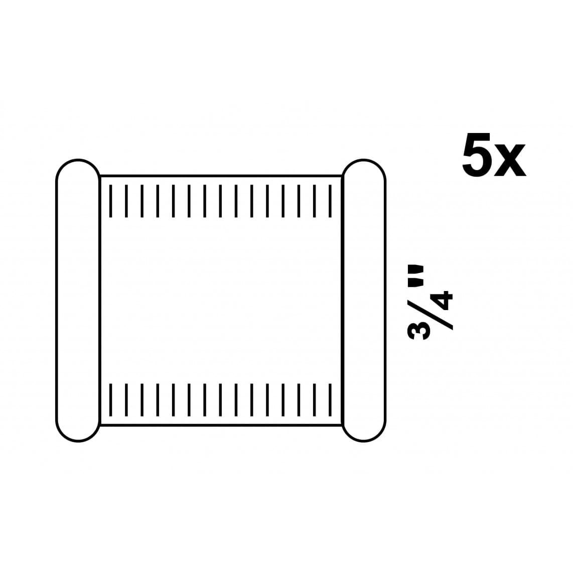 989742060 FM manchon double, galvanisé, 3/4" F, (270) (5x)