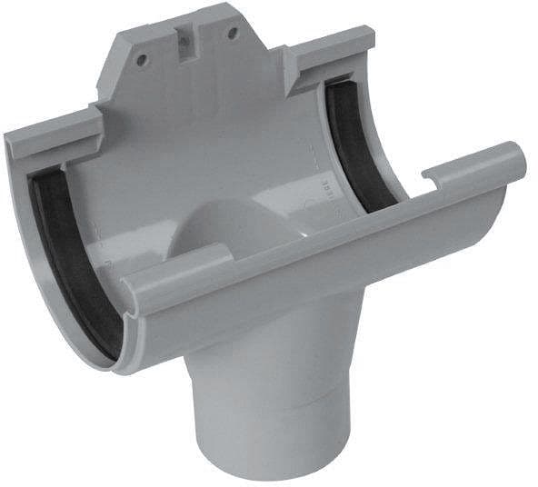 NAISSANCE UNIVERSELLE PVC 125-80MM GRISE CLAIRE