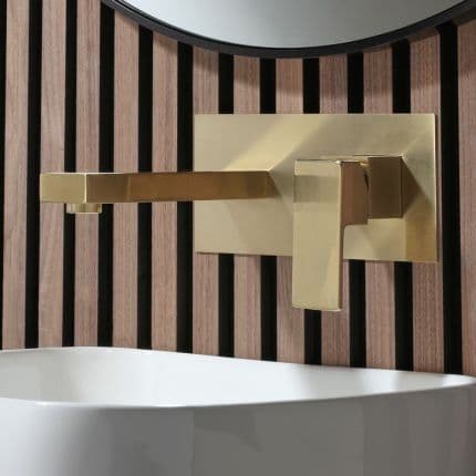 Afwerkset 1GREEP mengkraan lavabo live nobili 200MM mat WIT