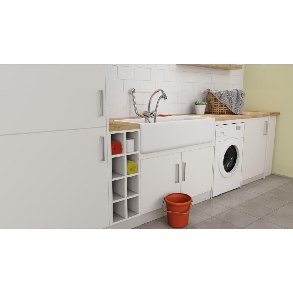 DX22 Wastafel handdouche set, chroom