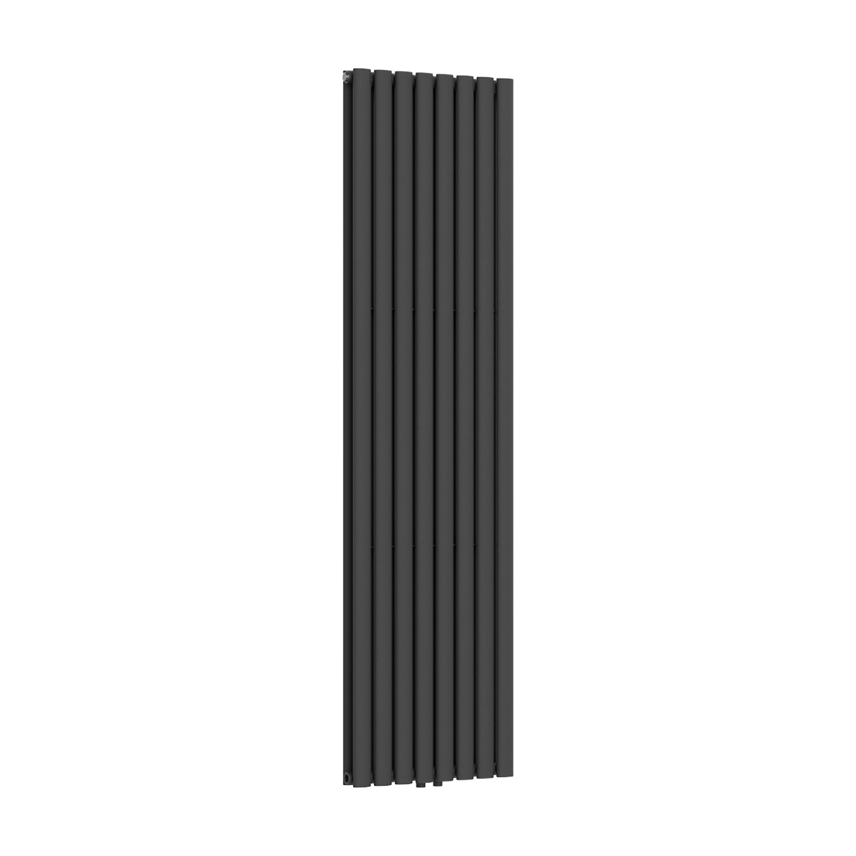 VERTI OVAL RADIATEUR - 1800X480 - DOUBLE - 2X8 ÉLÉMENTS - 1640W - NOIR MAT