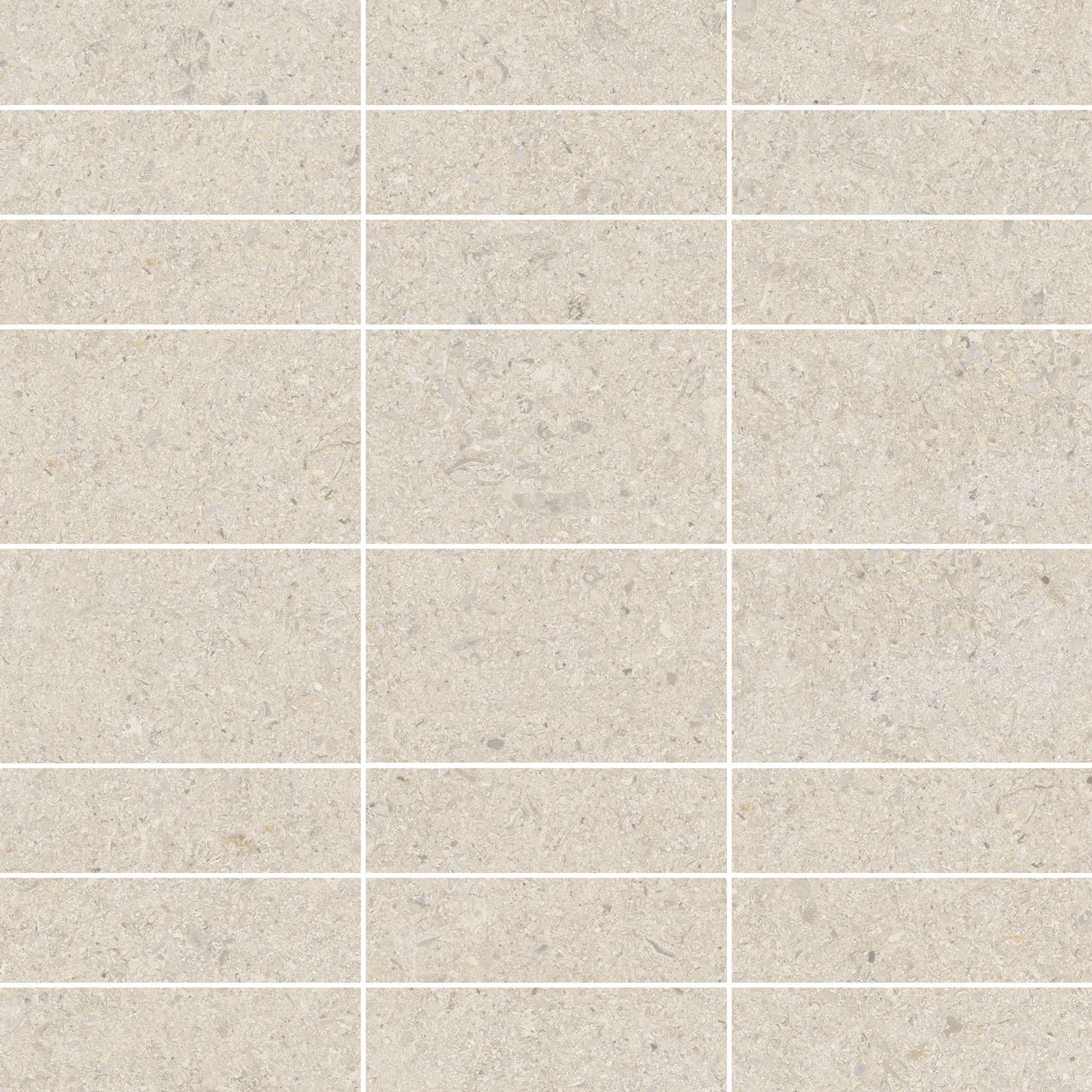 MOSAICO MACASSAR CALCARE LINEN 30X30 BRU