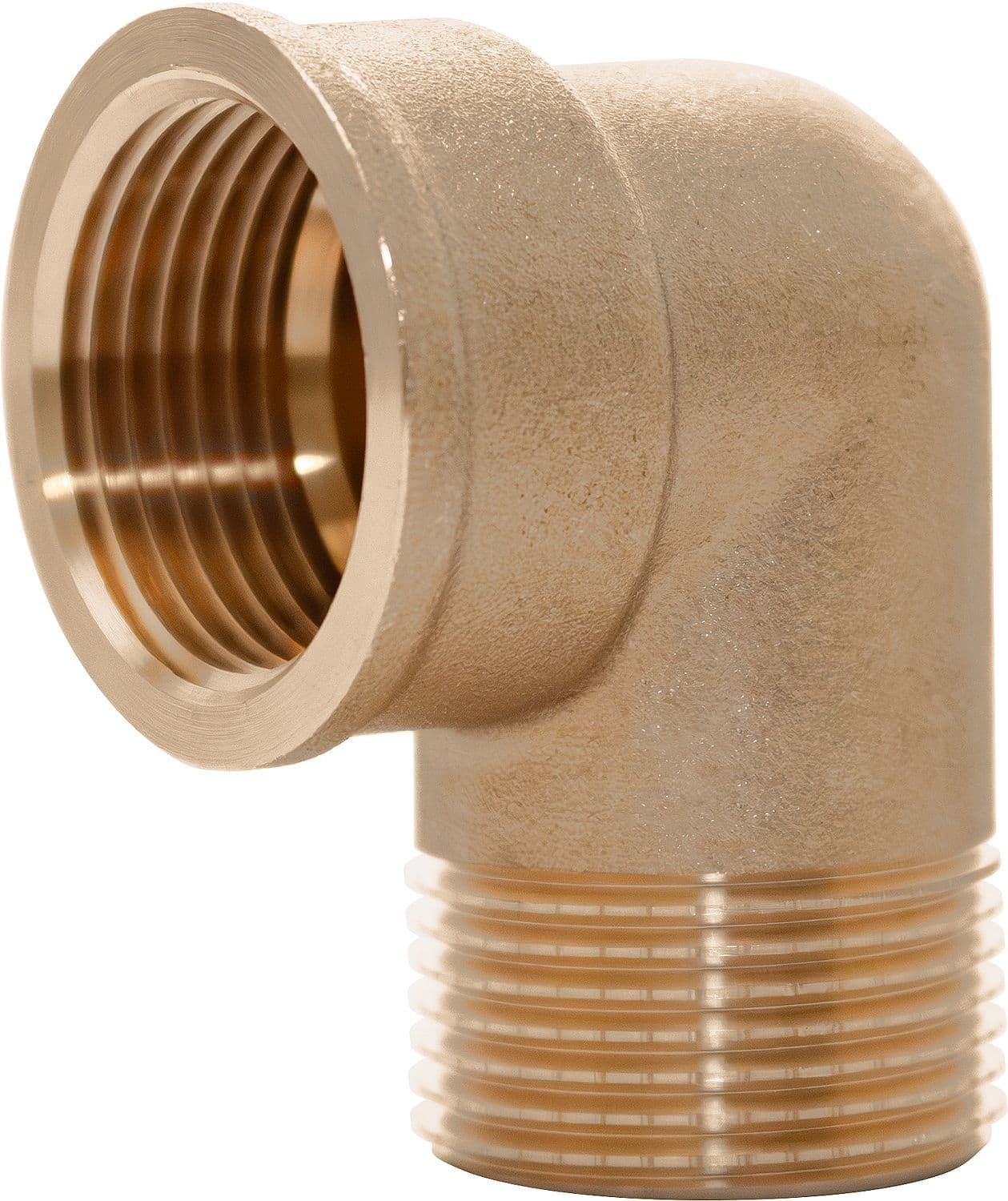 COUDE FILETE LAITON 4/4"MF D-LIGHT