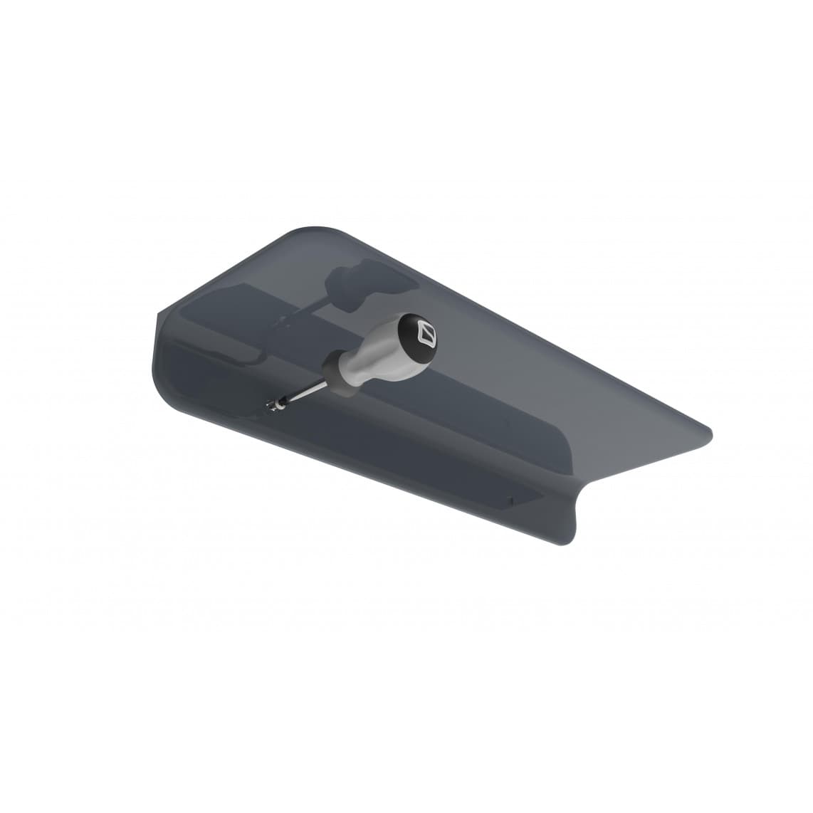 BA0954 Tablette de douche, Anthracite, à coller