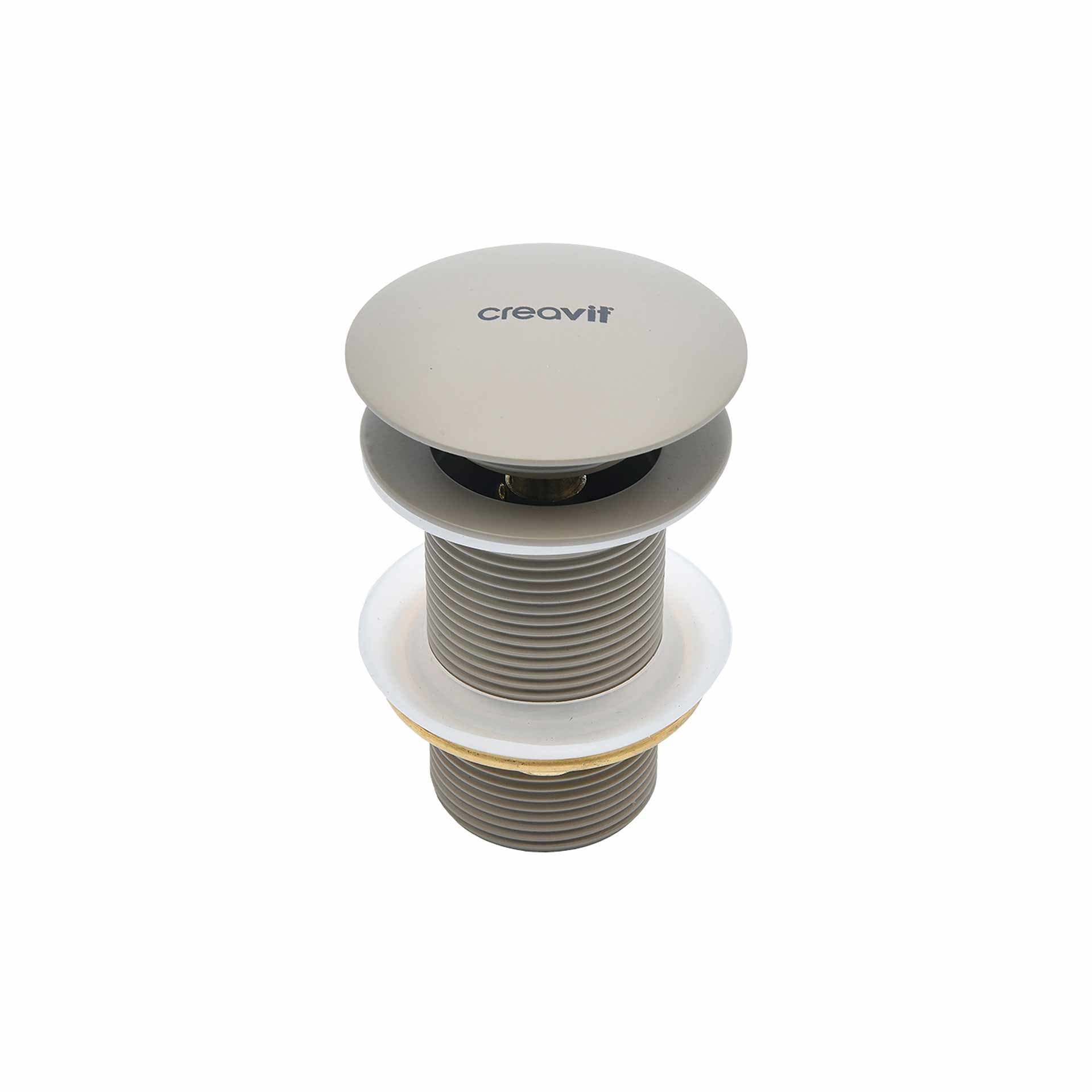 CREAVIT BONDE CLIC-CLAC 5/4" - AVEC TROP-PLEIN - CAPPUCCINO MAT