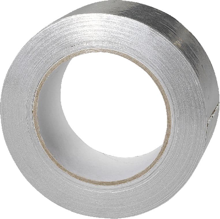 RUBAN ADHESIF ALU JITRA EVACUATION JUSQUE 150° LARGEUR 5CM ROULEAU 50M