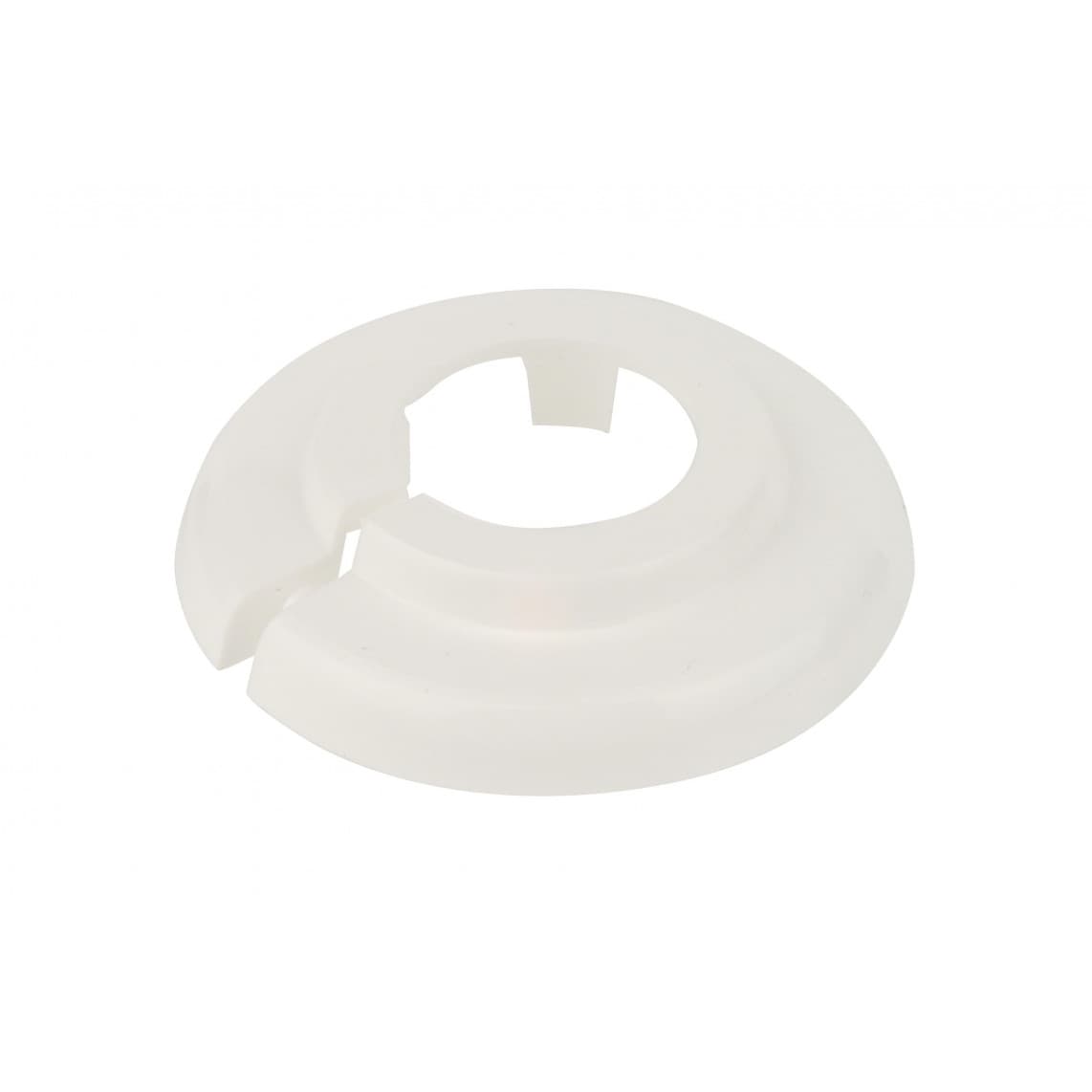 988236155 rosace PP pour chauffage, blanc, 18 x 10 mm, pour 3/8" (1x)