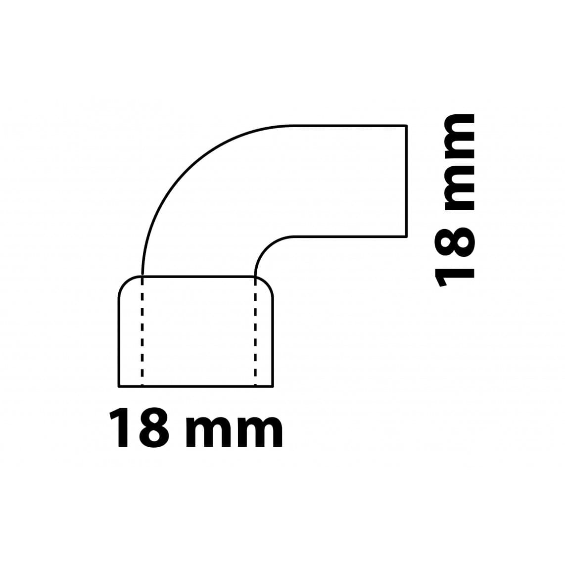 989263055 CU coude 90°, vierge, 18 mm, 1 manchon (5092)