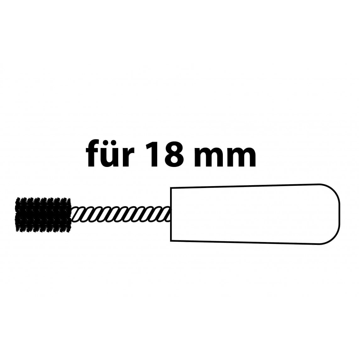 999052217 brosse de nettoyage de tuyaux, 18 mm, pour tubes en cuivre