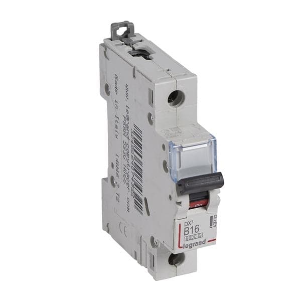 Disjoncteur DX³ 6000A / 10kA 1 pôle courbe B 16A 230 / 400V - 1 module