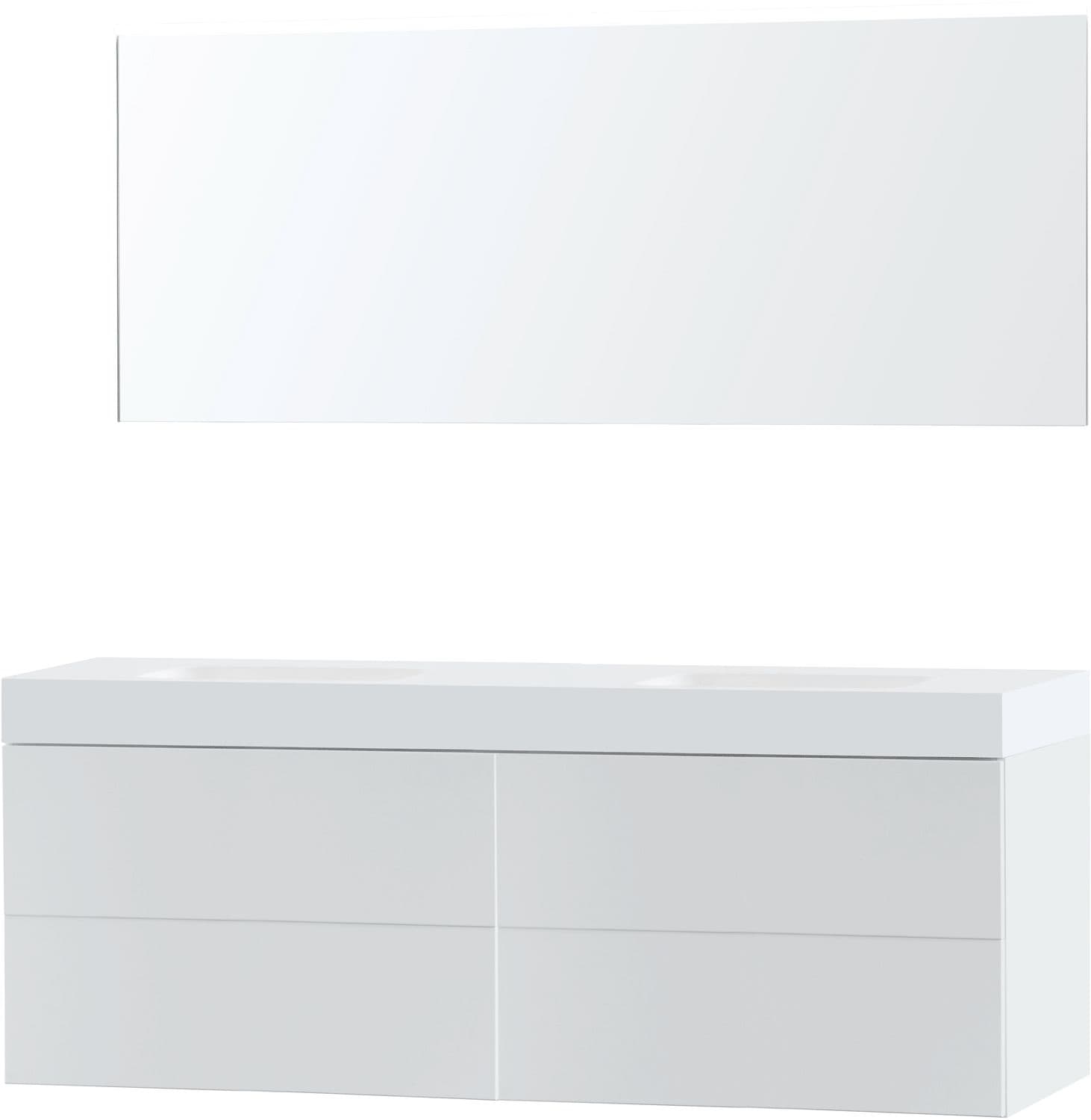 MEUBLE PURO DUO BLANC 180 SOLID PURO MIROIR
