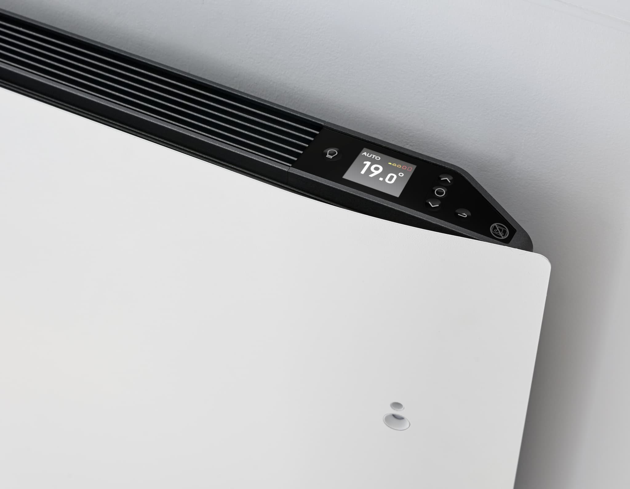 RADIATEUR ELECTRIQUE MURAL BLANC AVEC PRISE + PROGRAM 2000W-LxH:119x56,5