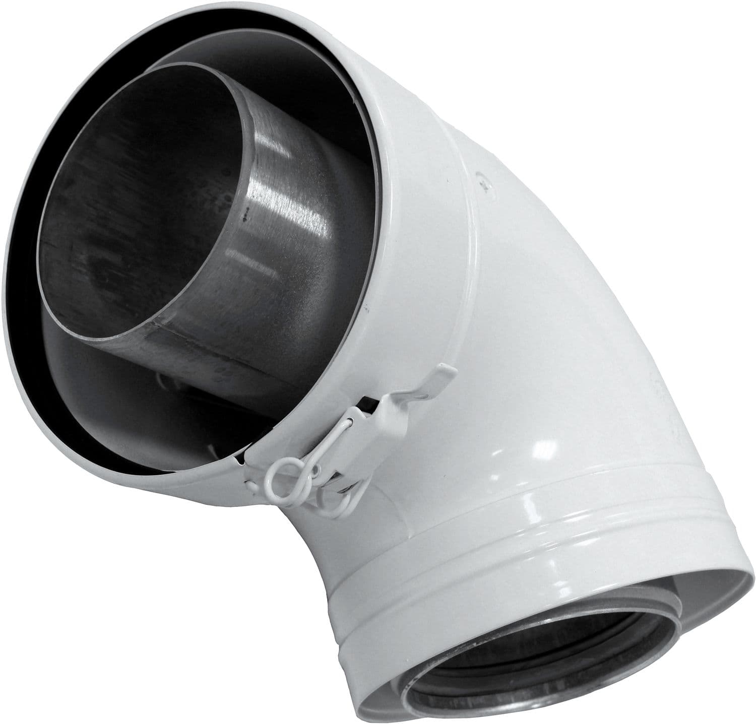BOCHT ALU 45° DAALDEROP 80/125