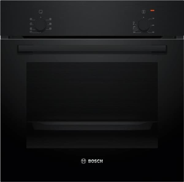 Four serie 2 multifonction 60cm, classe A, 5 modes de cuisson, no display, Noir Noir A