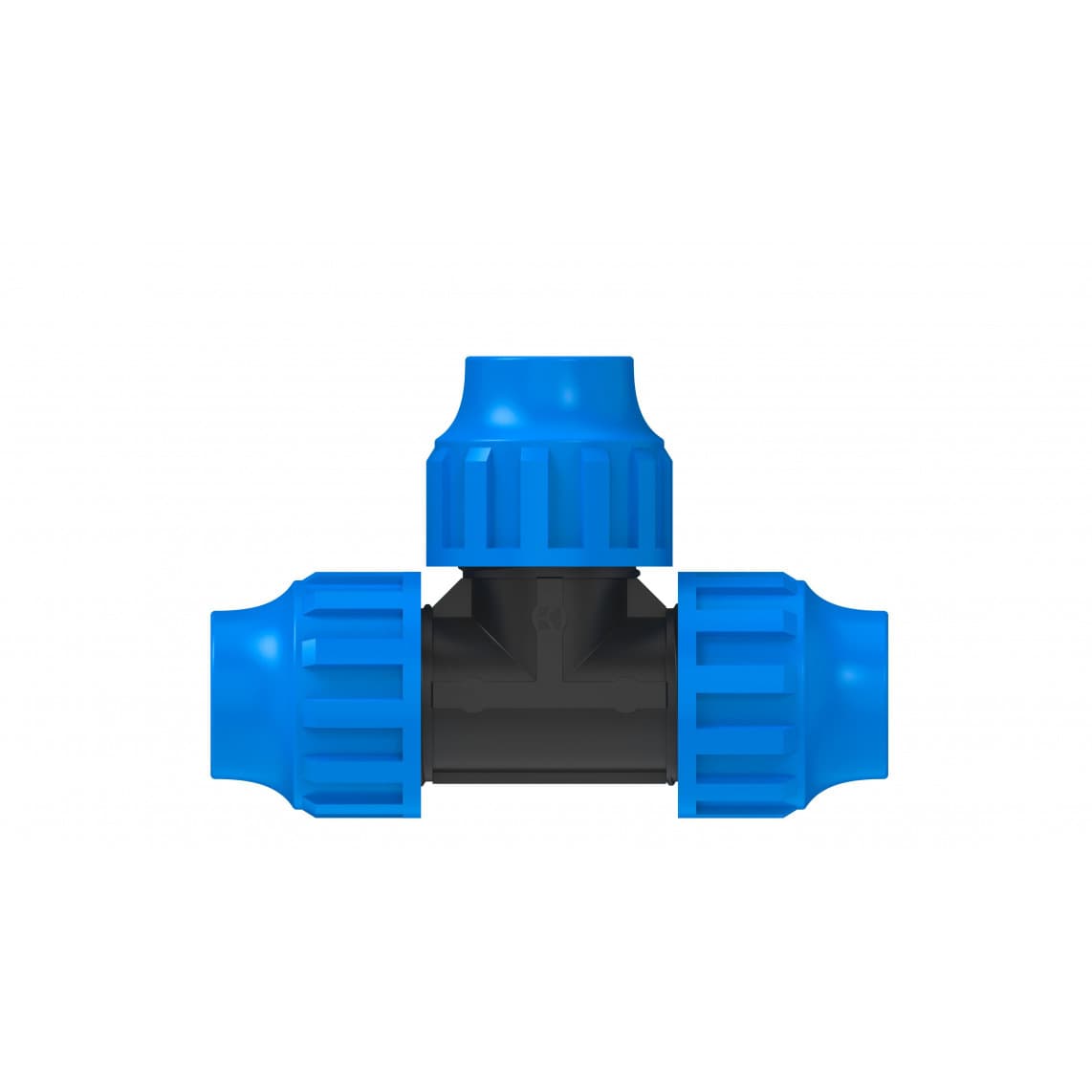 984844217 PP pièce en T, 25 mm, raccord à serrer pour PEHD/socarex
