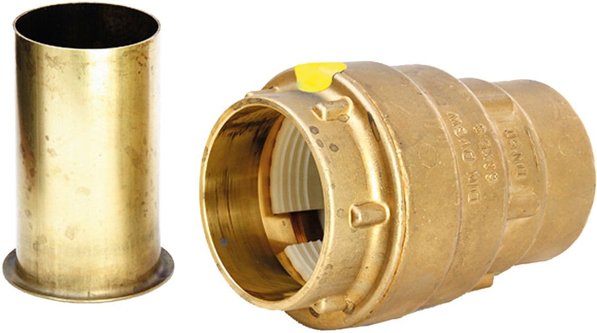 RACCORD GAZ PE-PUSH 1"F-32MM