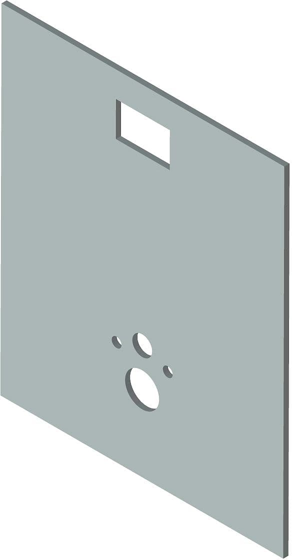 PLAQUE DE RECOUVREMENT WALLFIX OLI120 MDF PASPARTOE