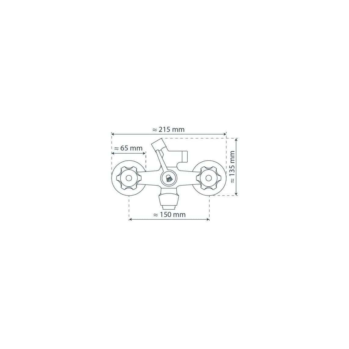 37240 SAVINO Mitigeur bain/douche, chromé