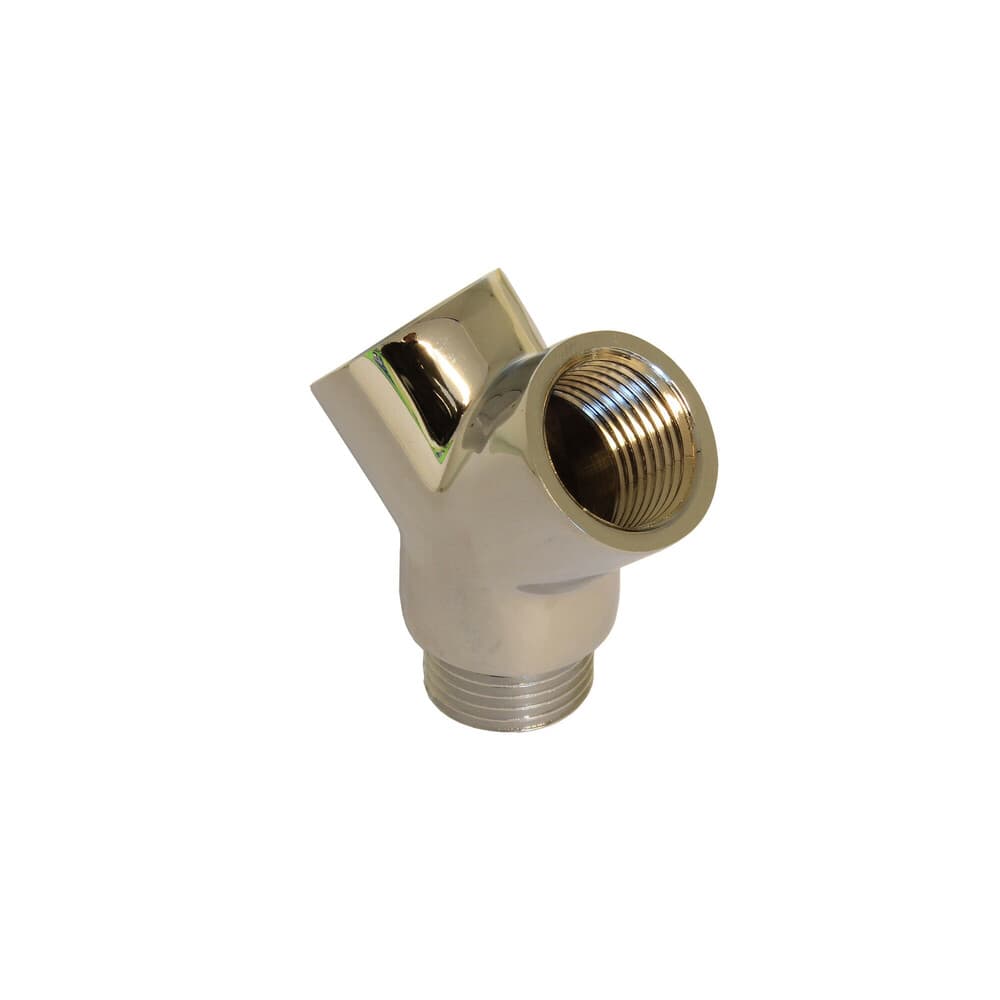 Raccord Y chromé 1/2"F x 1/2"M x 1/2"F