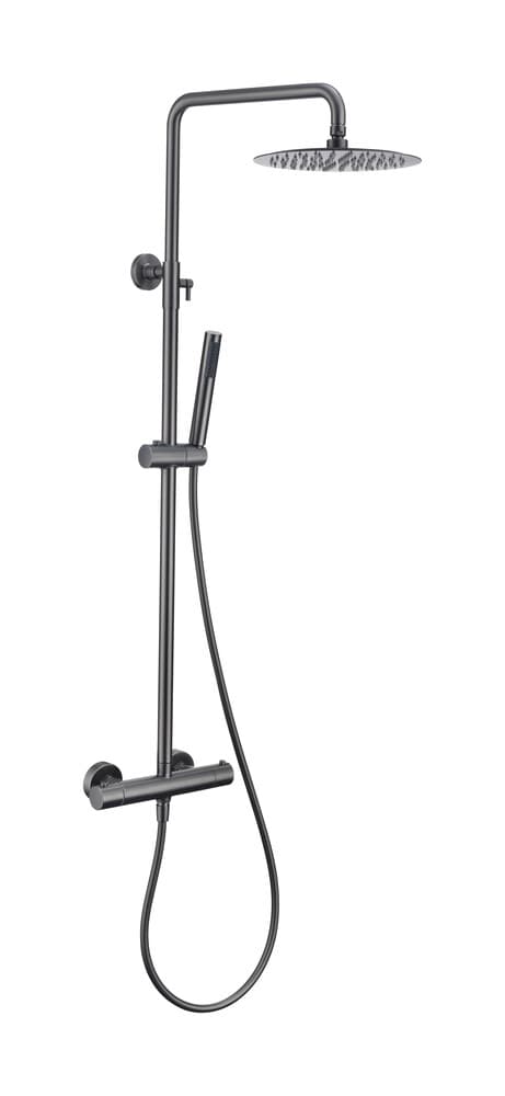 GO Van Marcke Verona système de douche thermostatique métal brossé
