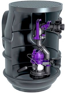 STATION DE RELEVAGE AQUALIFT F BASIC MONO FLOTTEUR KESSEL