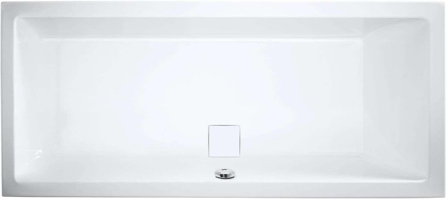 BAIN DUO ARTE + PIEDS + SET DE FINITION 180-80CM BLANC