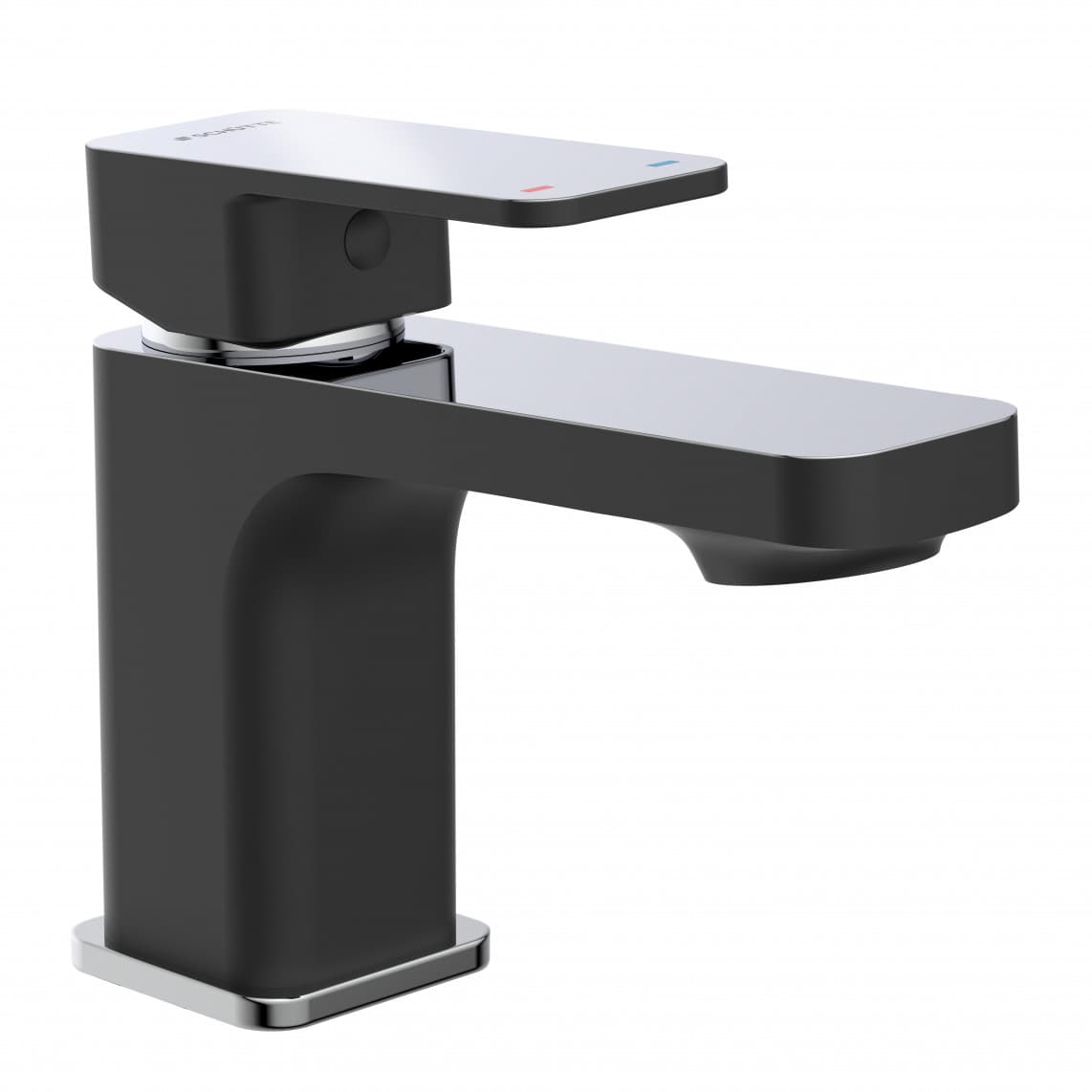 43106 MADAGASKAR Mitigeur lavabo, noir/chromé