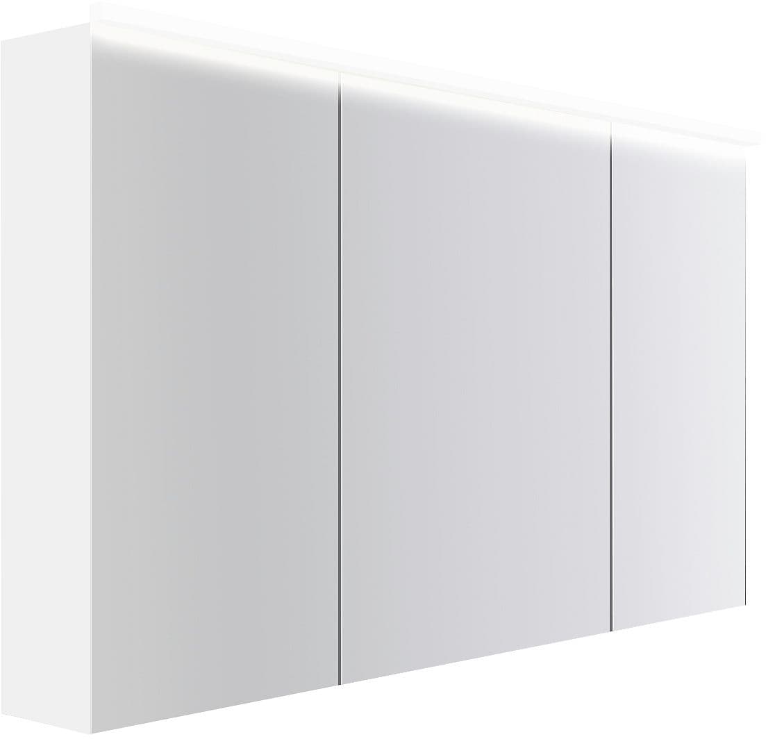 ARMOIRE TOILETTE COFFEE 3 PORTES 1200MM 4250K NOYER VELOURS
