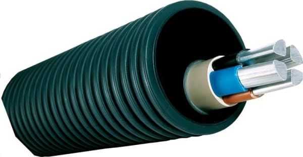 Tube de protection Noir diamètre 160mm rouleau de 6m