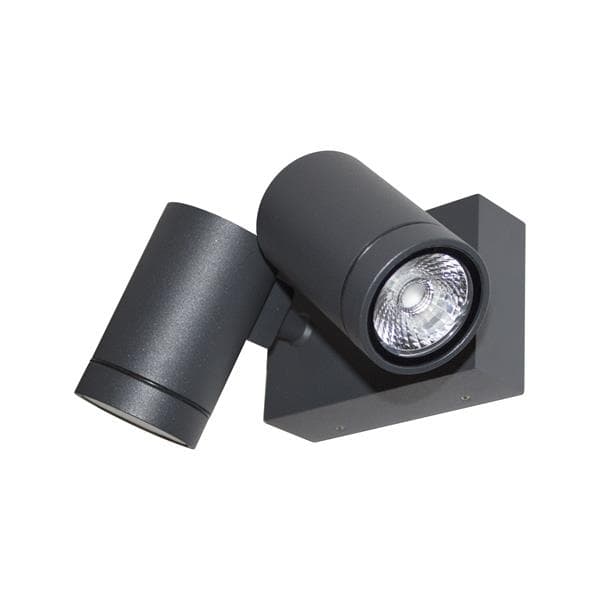 Gunzy 2s Led 2 x 8W 2 x 480lm 3000K IP55 38° Anthracite