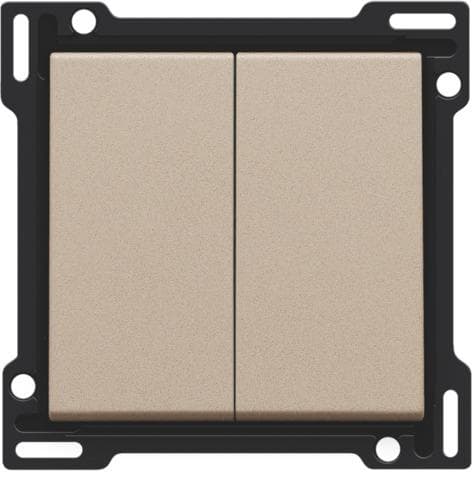 Set de finition pour interrupteur double allumage, interrupteur va & vient + bouton - poussoir